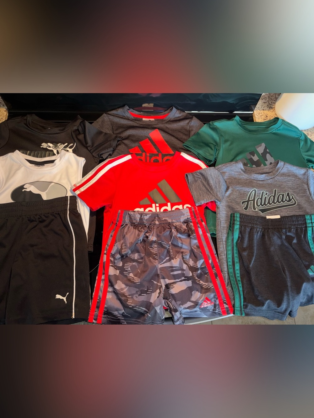 3T outfit lot, Adidas & Puma